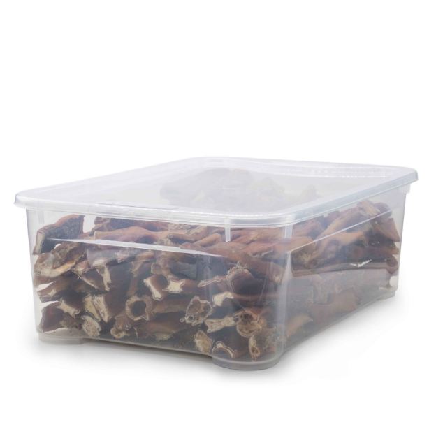 5 kg Rinderkopfhaut 12-15 cm mit Aufbewahrungsbox